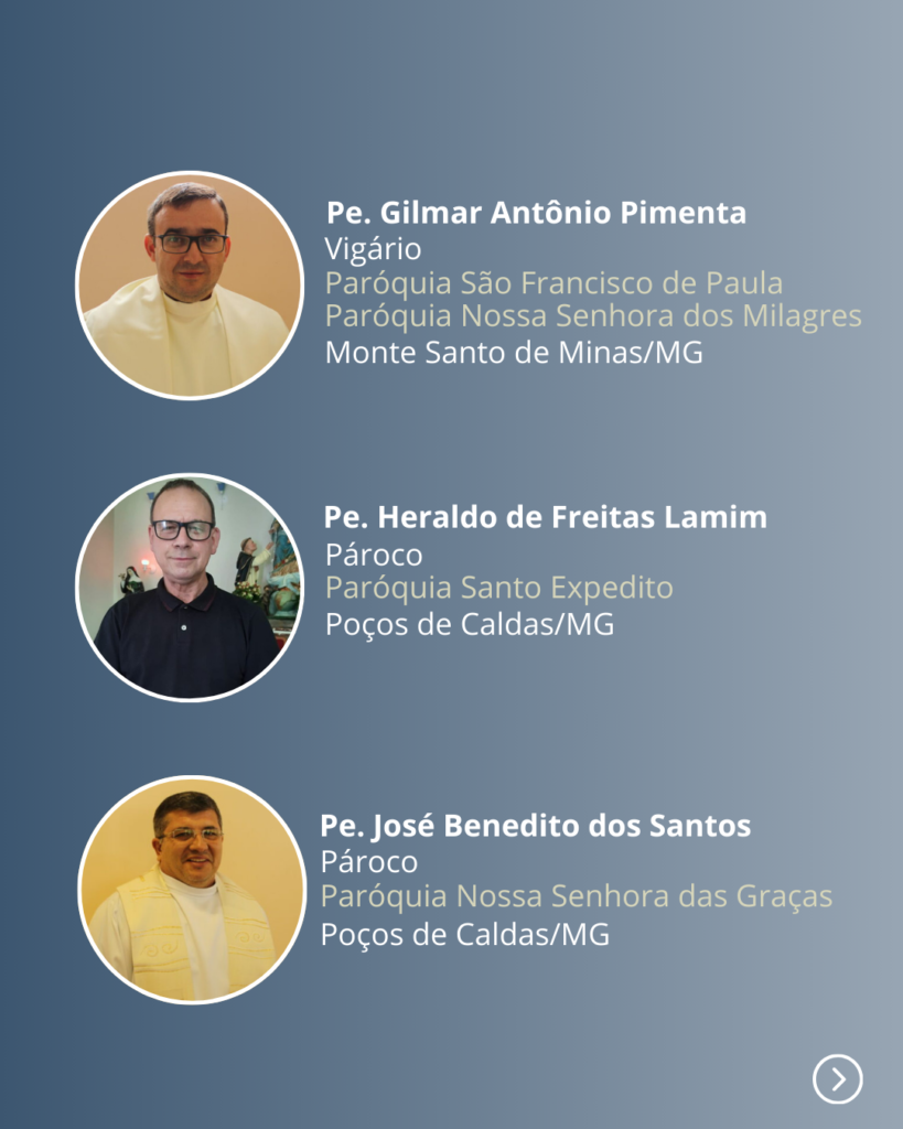 TRANSFERENCIAS 4 - Diocese de Guaxupé Transferência do Clero diocesano para 2024