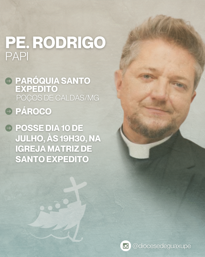 NOTA OFICIAL - TRANSFERÊNCIA DO CLERO DIOCESANO 2 - Diocese de Guaxupé 3 1 - Diocese de Guaxupé NOTA OFICIAL - TRANSFERÊNCIA DO CLERO DIOCESANO