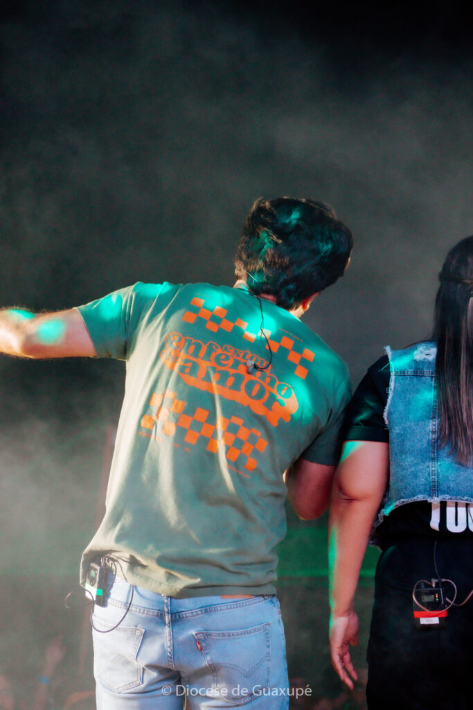 IMG 1744 1 - Diocese de Guaxupé Força jovem toma conta do Santuário Santo Aníbal no Dia Nacional da Juventude